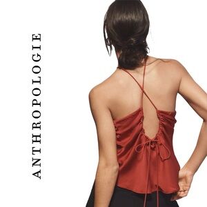 Anthropologie Strappy Halter Blouse